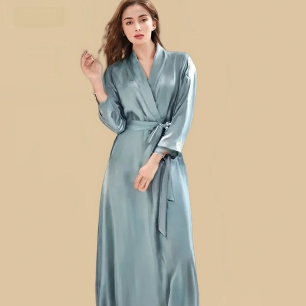100% Mulberry Silk 16Momme Long Sleeve Women&
