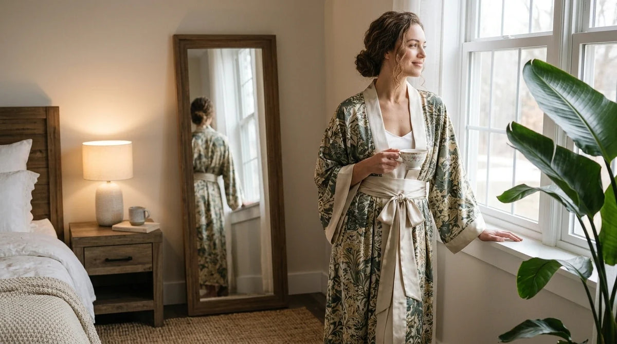 Mulberry Silk Robe &amp; Kimono