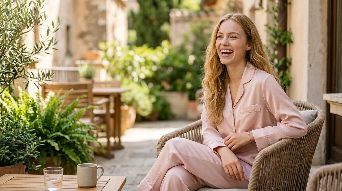 100% Mulberry Silk Sleepwear for Women