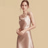 100% Mulberry Silk 16Momme Lace Strap Cowl Neck Nightgown