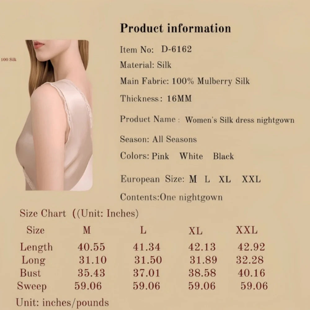 100% Mulberry Silk 16Momme Women&
