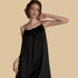 100% Mulberry Silk 19Momme Gathered Neck Spaghetti Strap Nightgown