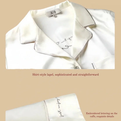 100% Mulberry Silk 19Momme Half-Sleeve Women&