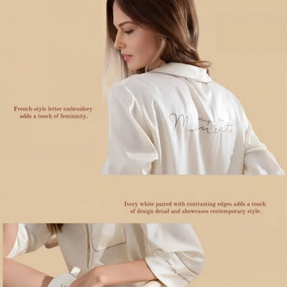 100% Mulberry Silk 19Momme Half-Sleeve Women&
