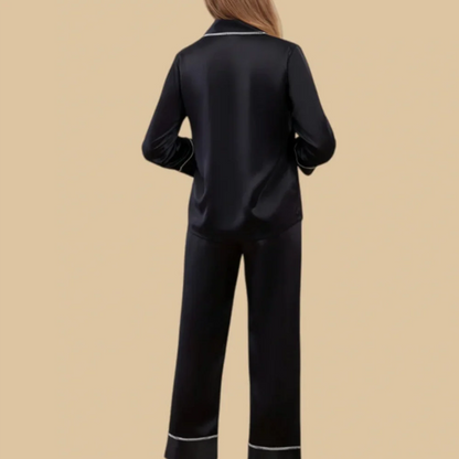 100% Mulberry Silk 19Momme Long Sleeve Women&