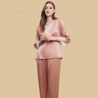 100% Mulberry Silk 19Momme Pullover Women&