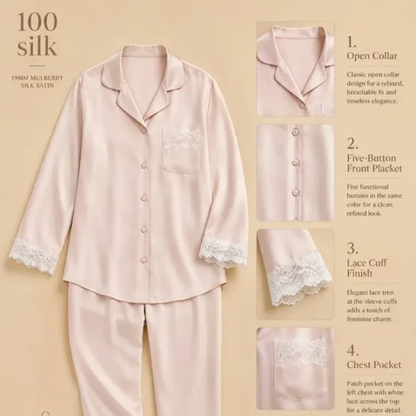 100% Mulberry Silk 19Momme Women&
