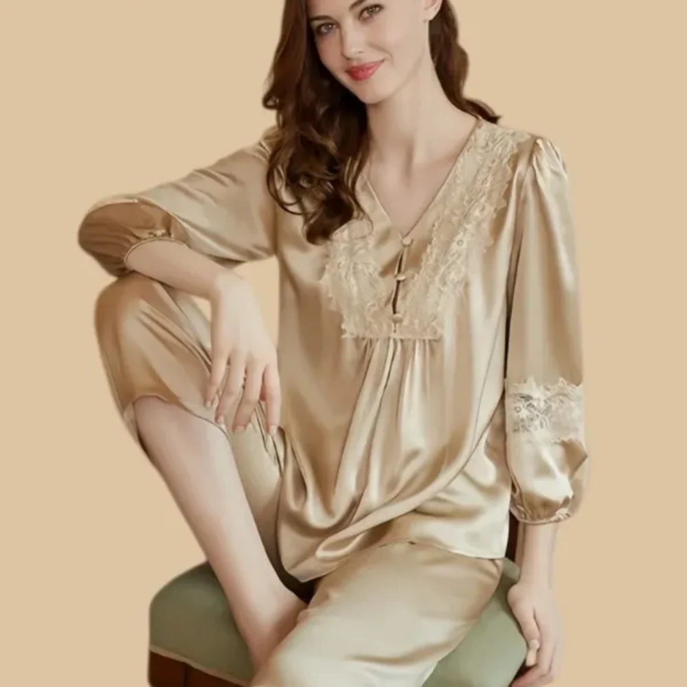 100% Mulberry Silk 19Momme Women&