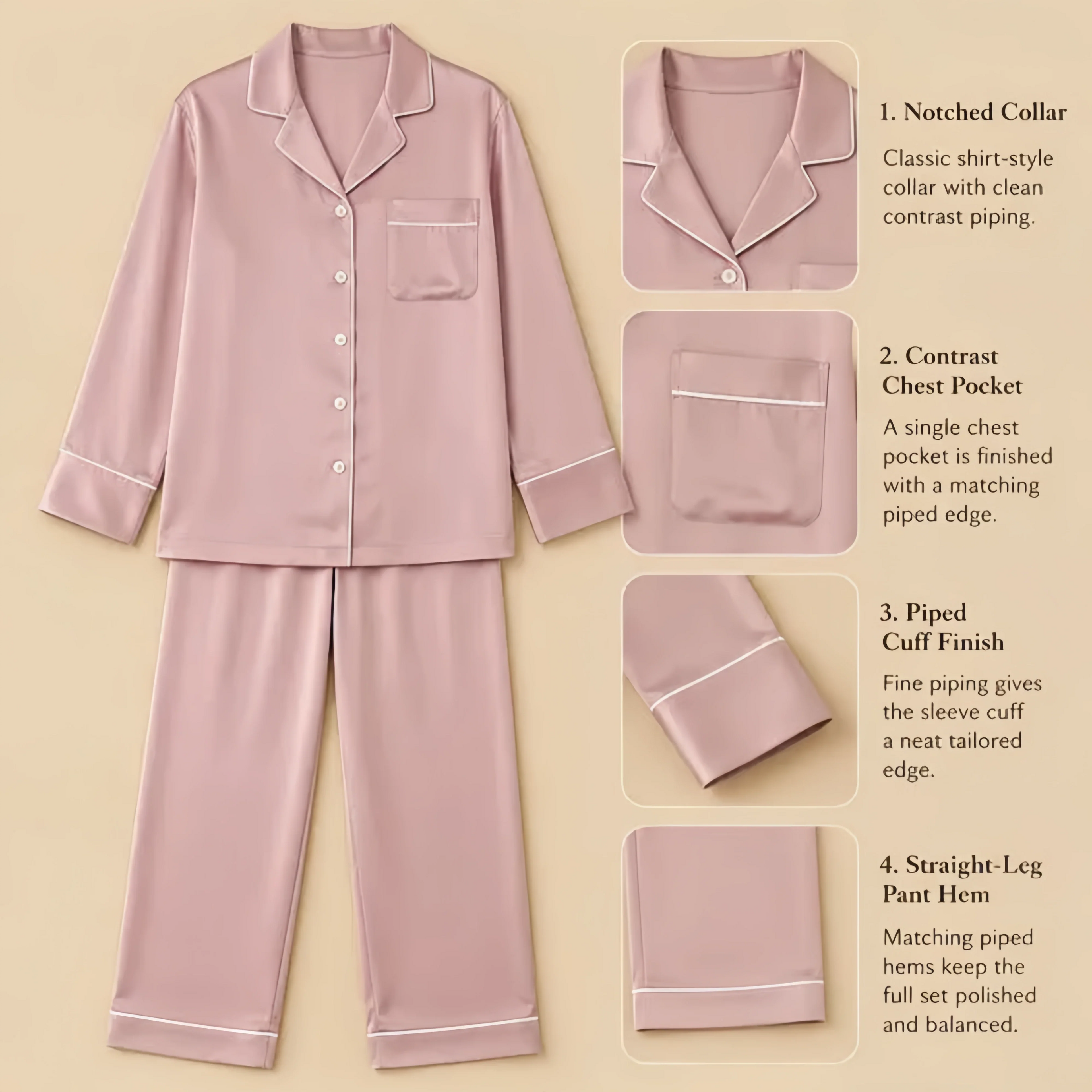 100% Mulberry Silk 25Momme Women&